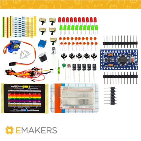 Kit Componentes Electronicos Basic + Placa Promini para Arduino